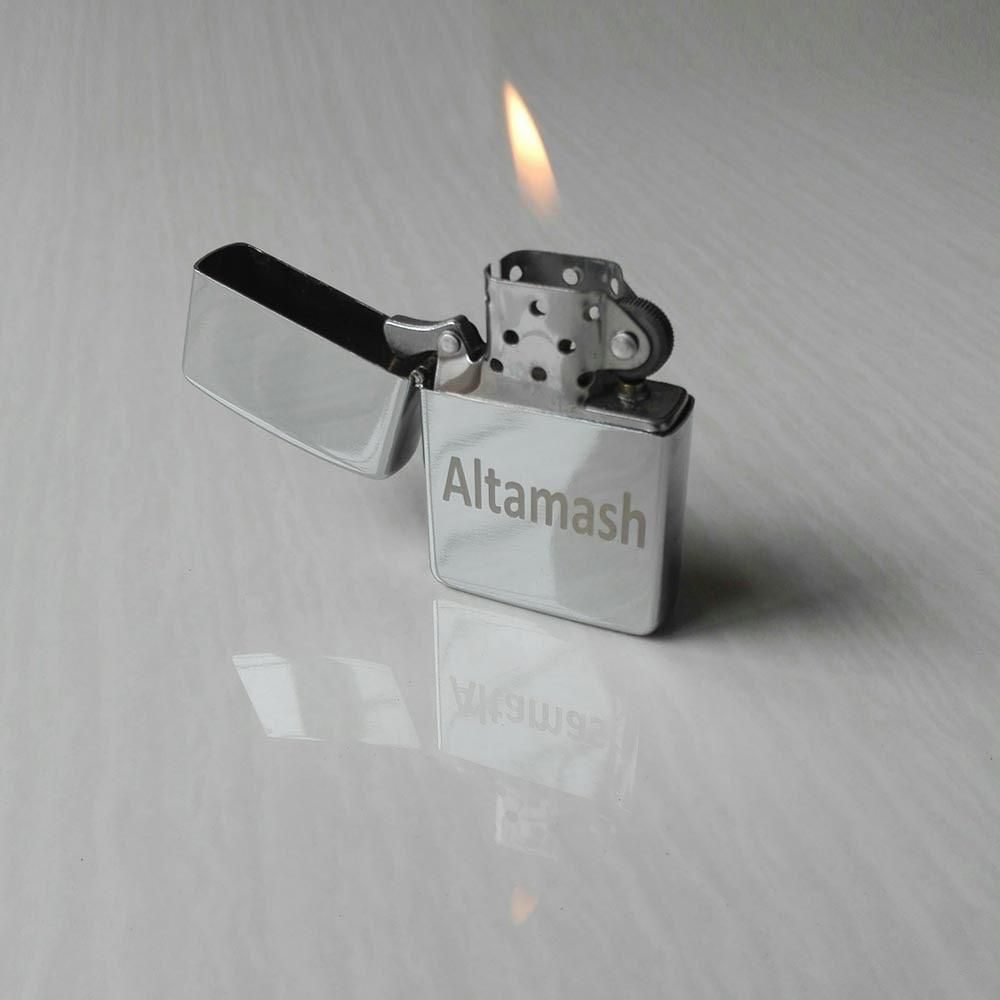 Zippo Lighter With Name & Photo Engravings